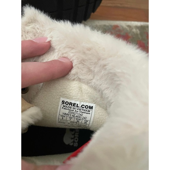 Sorel Womens Lennox Lace Cozy Waterproof Brown Boot Size 9 - Picture 8 of 8